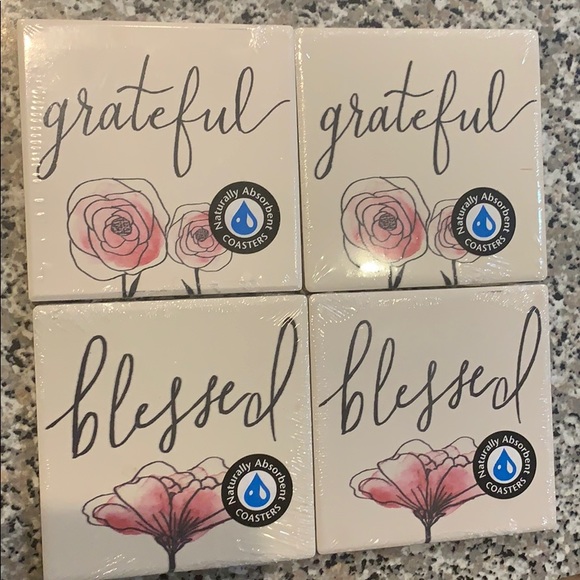 Unicorn mug and blessed coasters - Picture 2 of 5